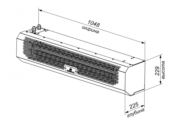 Тепловая завеса UNISPLIT ACE-160S(1)